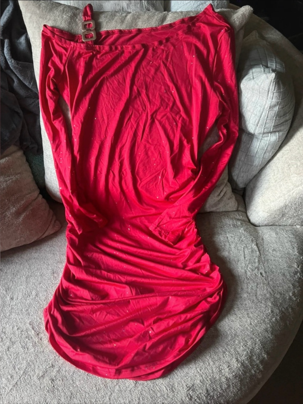 Elegant Chain Strap Party Dress